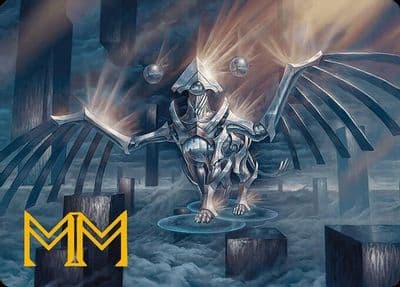 Sphinx of the Revelation Art Card Gold Stamped Signature Art Series: Modern Horizons 3 Magic card