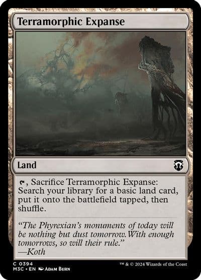 Terramorphic Expanse Ripple Foil Commander: Modern Horizons 3 Magic card
