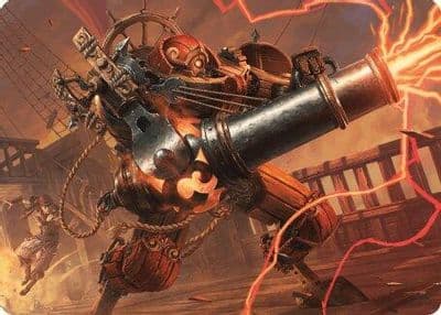 Blaster Hulk Art Card Art Series: Modern Horizons 3 Magic card
