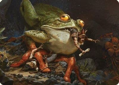 Rampant Frogantua Art Card Art Series: Modern Horizons 3 Magic card