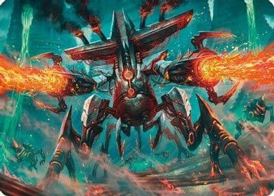Exterminator Magmarch Art Card Art Series: Modern Horizons 3 Magic card