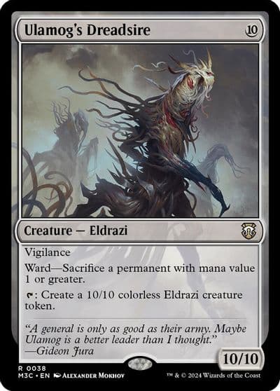 Ulamogs Dreadsire Ripple Foil Commander: Modern Horizons 3 Magic card