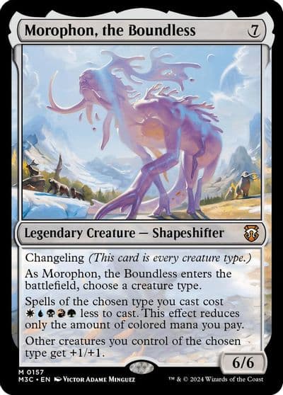 Morophon the Boundless Ripple Foil Commander: Modern Horizons 3 Magic card