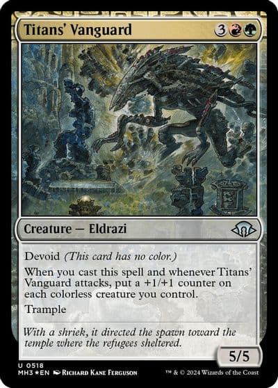 Titans Vanguard Ripple Foil Modern Horizons 3 Magic card