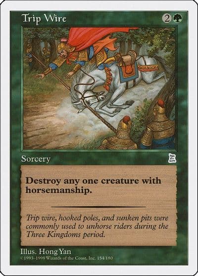 Trip Wire Portal Three Kingdoms Magic card