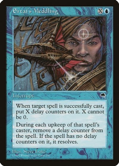 Ertais Meddling Tempest Magic card