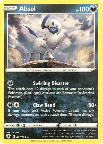 Absol (Cosmos Holo) Miscellaneous Cards & Products Pokemon card