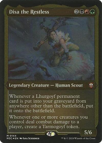 Disa the Restless Display Commander Thick Stock Commander: Modern Horizons 3 Magic card