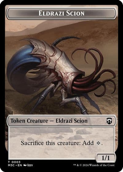 Eldrazi Scion Eldrazi Spawn Double Sided Token Commander: Modern Horizons 3 Magic card