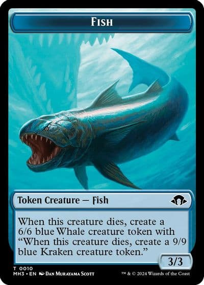Fish Token Modern Horizons 3 Magic card