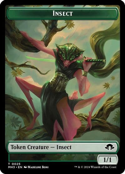 Insect Token 0025 Modern Horizons 3 Magic card