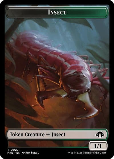 Insect Token 0027 Modern Horizons 3 Magic card