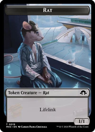 Rat Token Modern Horizons 3 Magic card