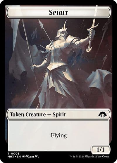 Spirit Token 0008 Modern Horizons 3 Magic card