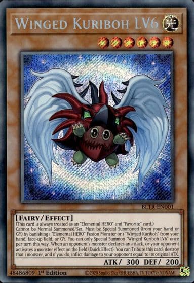 Winged Kuriboh LV6 Battles of Legend: Terminal Revenge Yu-Gi-Oh! card