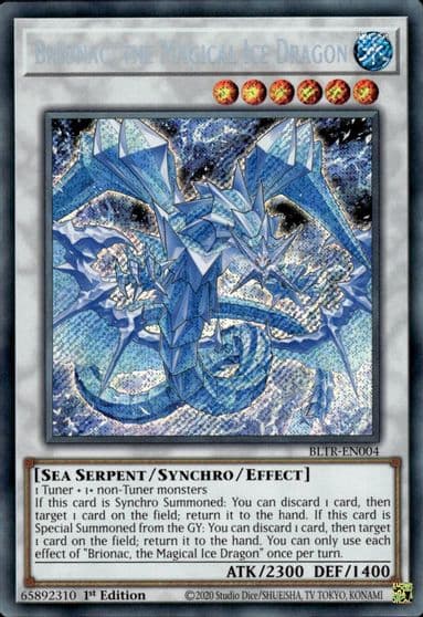 Brionac the Magical Ice Dragon Battles of Legend: Terminal Revenge Yu-Gi-Oh! card