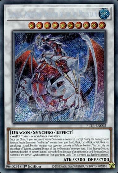 Lancea Ancestral Dragon of the Ice Mountain Battles of Legend: Terminal Revenge Yu-Gi-Oh! card
