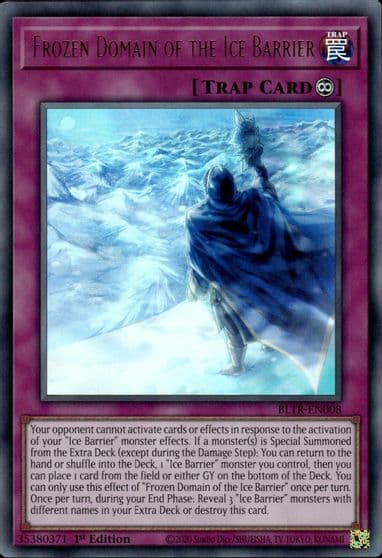 Frozen Domain of the Ice Barrier Battles of Legend: Terminal Revenge Yu-Gi-Oh! card