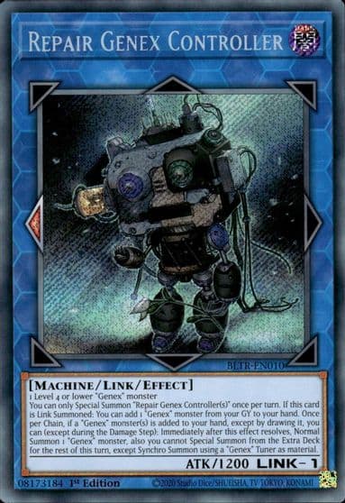 Repair Genex Controller Battles of Legend: Terminal Revenge Yu-Gi-Oh! card
