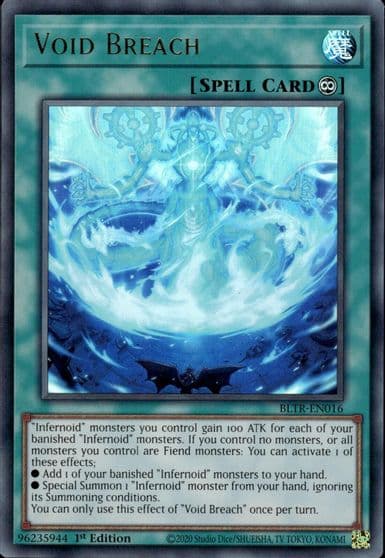 Void Breach Battles of Legend: Terminal Revenge Yu-Gi-Oh! card