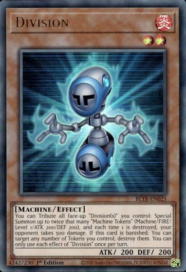 Division Battles of Legend: Terminal Revenge Yu-Gi-Oh! card