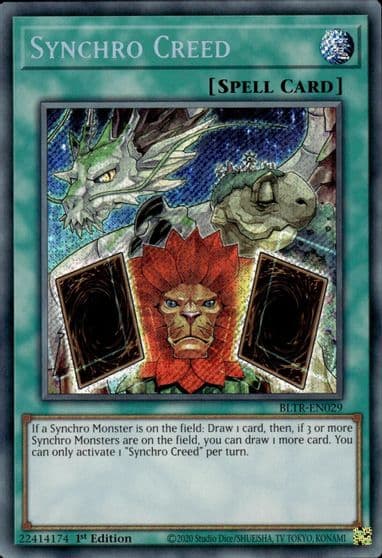Synchro Creed Battles of Legend: Terminal Revenge Yu-Gi-Oh! card