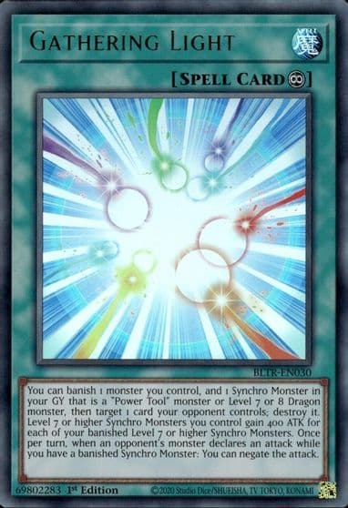 Gathering Light Battles of Legend: Terminal Revenge Yu-Gi-Oh! card