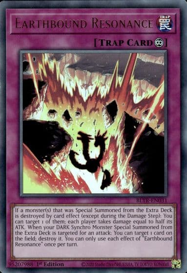 Earthbound Resonance Battles of Legend: Terminal Revenge Yu-Gi-Oh! card