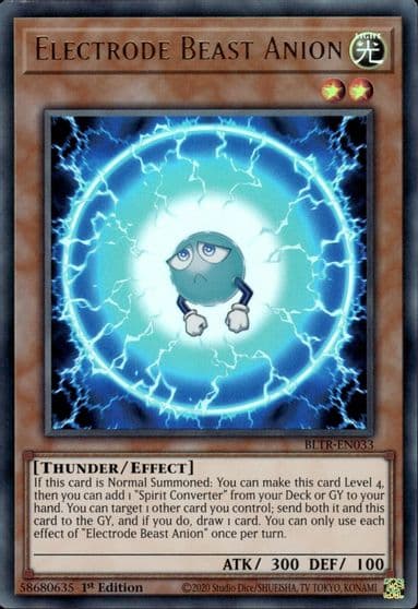 Electrode Beast Anion Battles of Legend: Terminal Revenge Yu-Gi-Oh! card