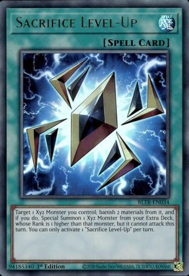 Sacrifice Level Up Battles of Legend: Terminal Revenge Yu-Gi-Oh! card