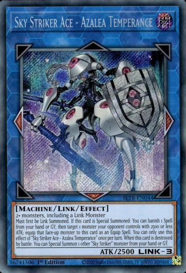 Sky Striker Ace Azalea Temperance Battles of Legend: Terminal Revenge Yu-Gi-Oh! card