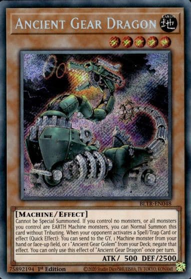 Ancient Gear Dragon Battles of Legend: Terminal Revenge Yu-Gi-Oh! card