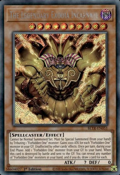The Legendary Exodia Incarnate Battles of Legend: Terminal Revenge Yu-Gi-Oh! card