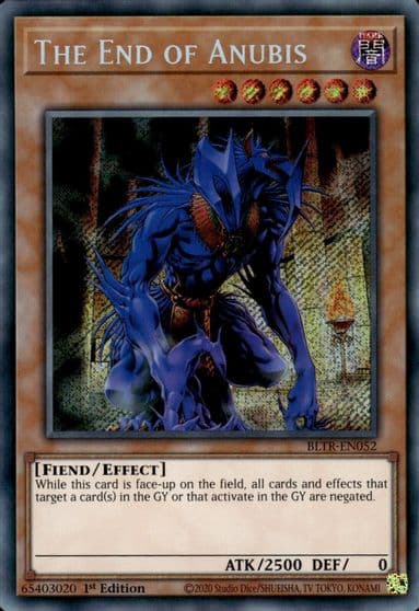 The End of Anubis Battles of Legend: Terminal Revenge Yu-Gi-Oh! card