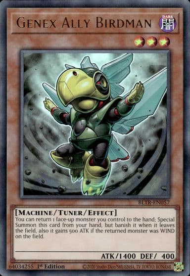 Genex Ally Birdman Battles of Legend: Terminal Revenge Yu-Gi-Oh! card