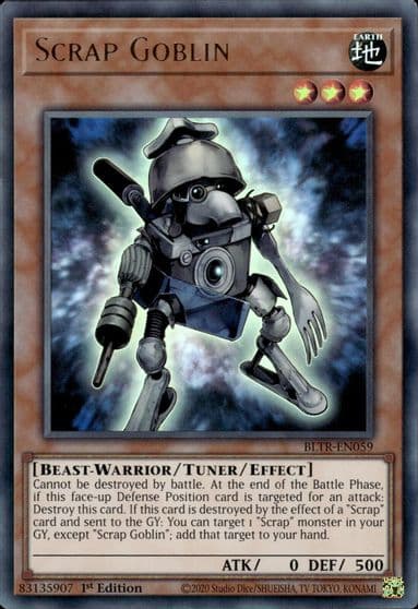Scrap Goblin Battles of Legend: Terminal Revenge Yu-Gi-Oh! card