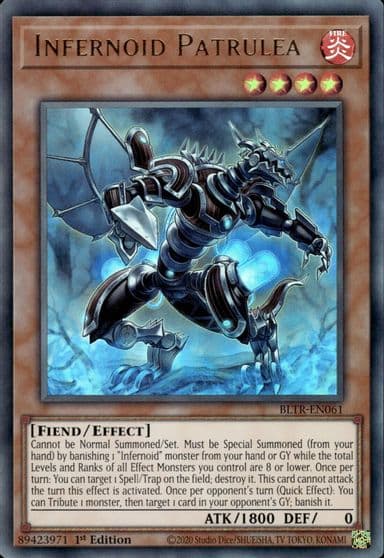 Infernoid Patrulea Battles of Legend: Terminal Revenge Yu-Gi-Oh! card