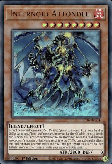 Infernoid Attondel Battles of Legend: Terminal Revenge Yu-Gi-Oh! card