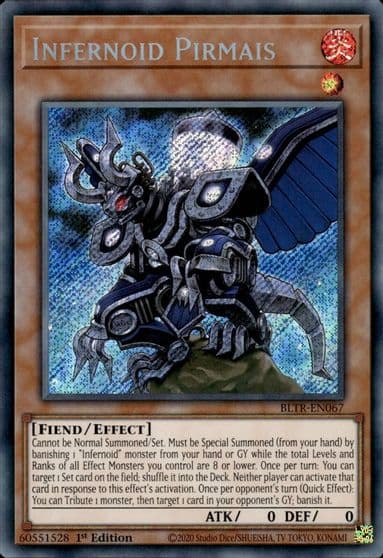 Infernoid Pirmais Battles of Legend: Terminal Revenge Yu-Gi-Oh! card