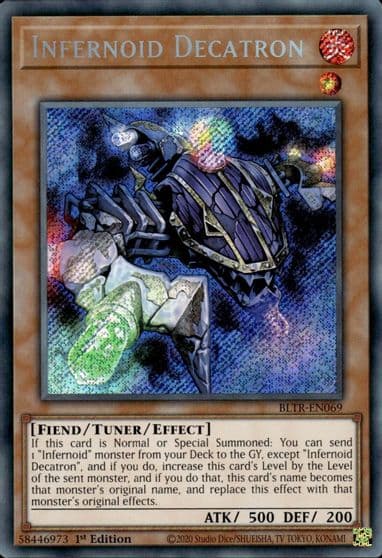 Infernoid Decatron Battles of Legend: Terminal Revenge Yu-Gi-Oh! card