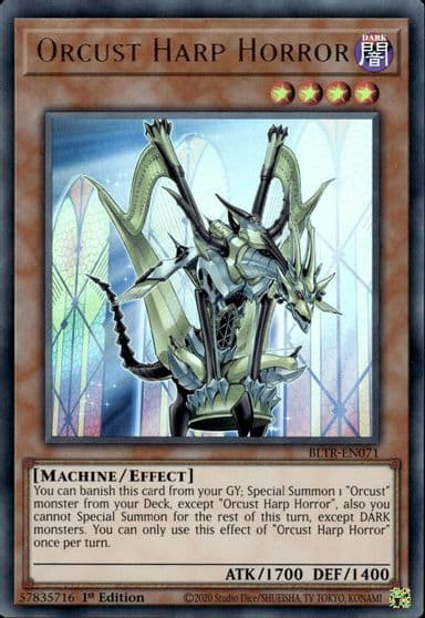 Orcust Harp Horror Battles of Legend: Terminal Revenge Yu-Gi-Oh! card