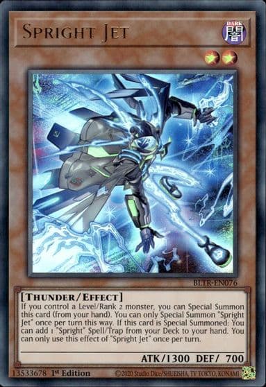 Spright Jet Battles of Legend: Terminal Revenge Yu-Gi-Oh! card