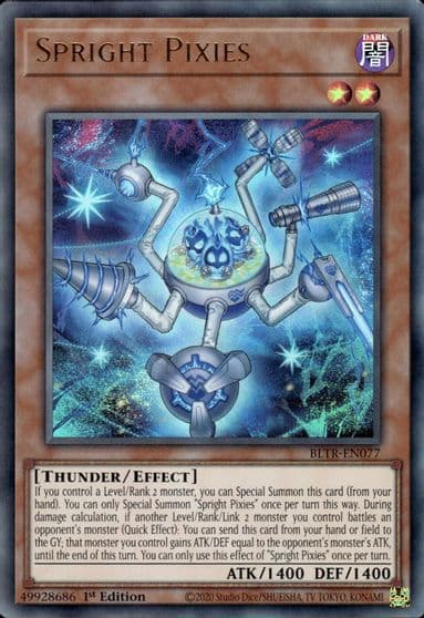 Spright Pixies Battles of Legend: Terminal Revenge Yu-Gi-Oh! card