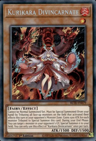 Kurikara Divincarnate Battles of Legend: Terminal Revenge Yu-Gi-Oh! card