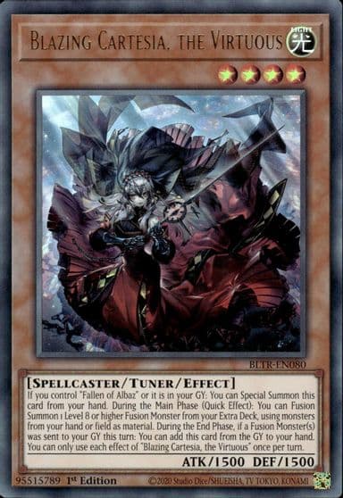 Blazing Cartesia the Virtuous Battles of Legend: Terminal Revenge Yu-Gi-Oh! card