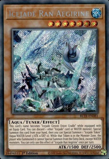 Icejade Ran Aegirine Battles of Legend: Terminal Revenge Yu-Gi-Oh! card