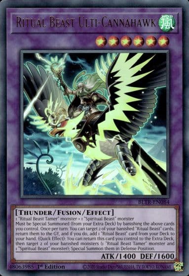 Ritual Beast Ulti Cannahawk Battles of Legend: Terminal Revenge Yu-Gi-Oh! card