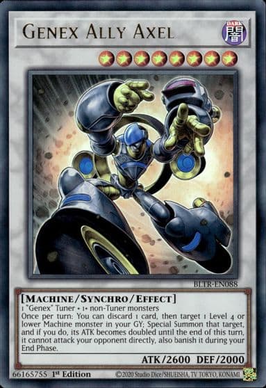Genex Ally Axel Battles of Legend: Terminal Revenge Yu-Gi-Oh! card