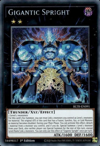 Gigantic Spright Battles of Legend: Terminal Revenge Yu-Gi-Oh! card
