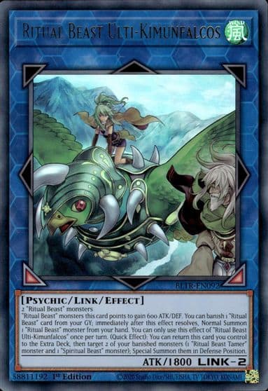 Ritual Beast Ulti Kimunfalcos Battles of Legend: Terminal Revenge Yu-Gi-Oh! card